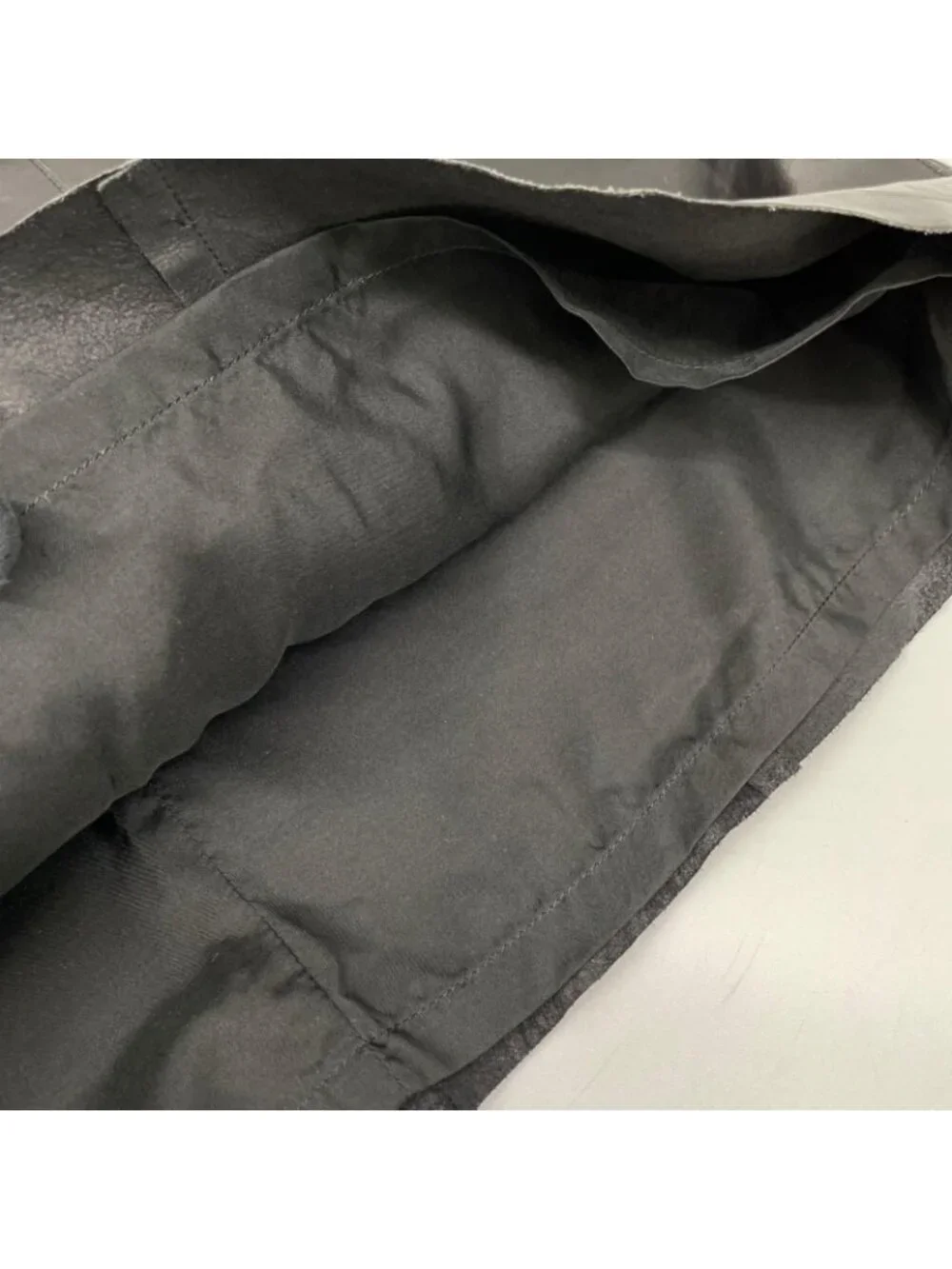 Chanel 02A CC Logo Leather Skirt 38